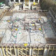 Une thermopredalle BA 0.45chantier Rector